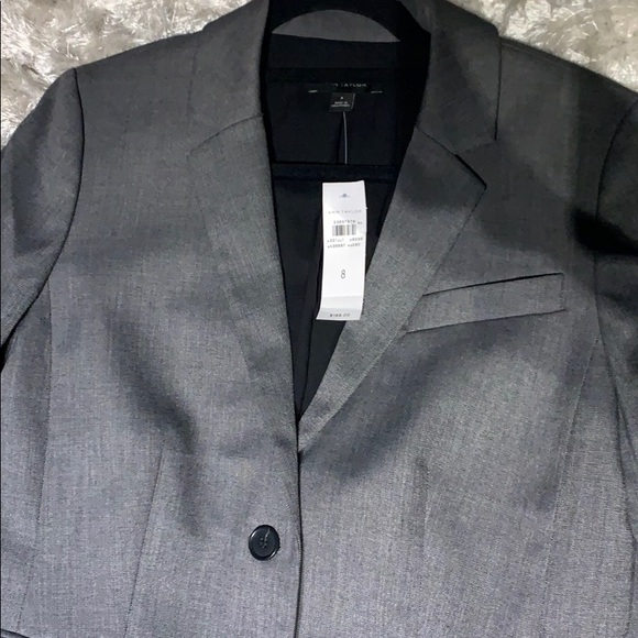Ann Taylor Grey Blazer - Picture 4 of 4